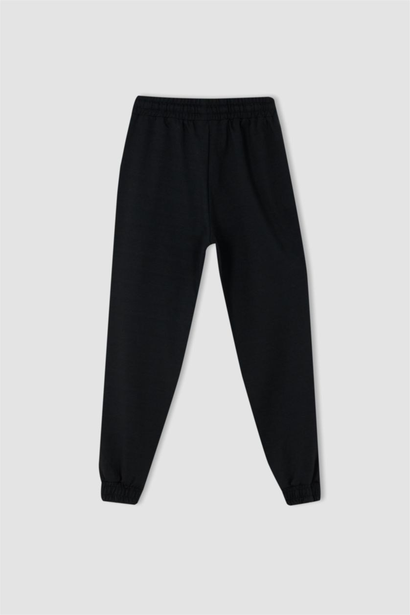 WOMAN Black Jogger Standard Fit Trousers