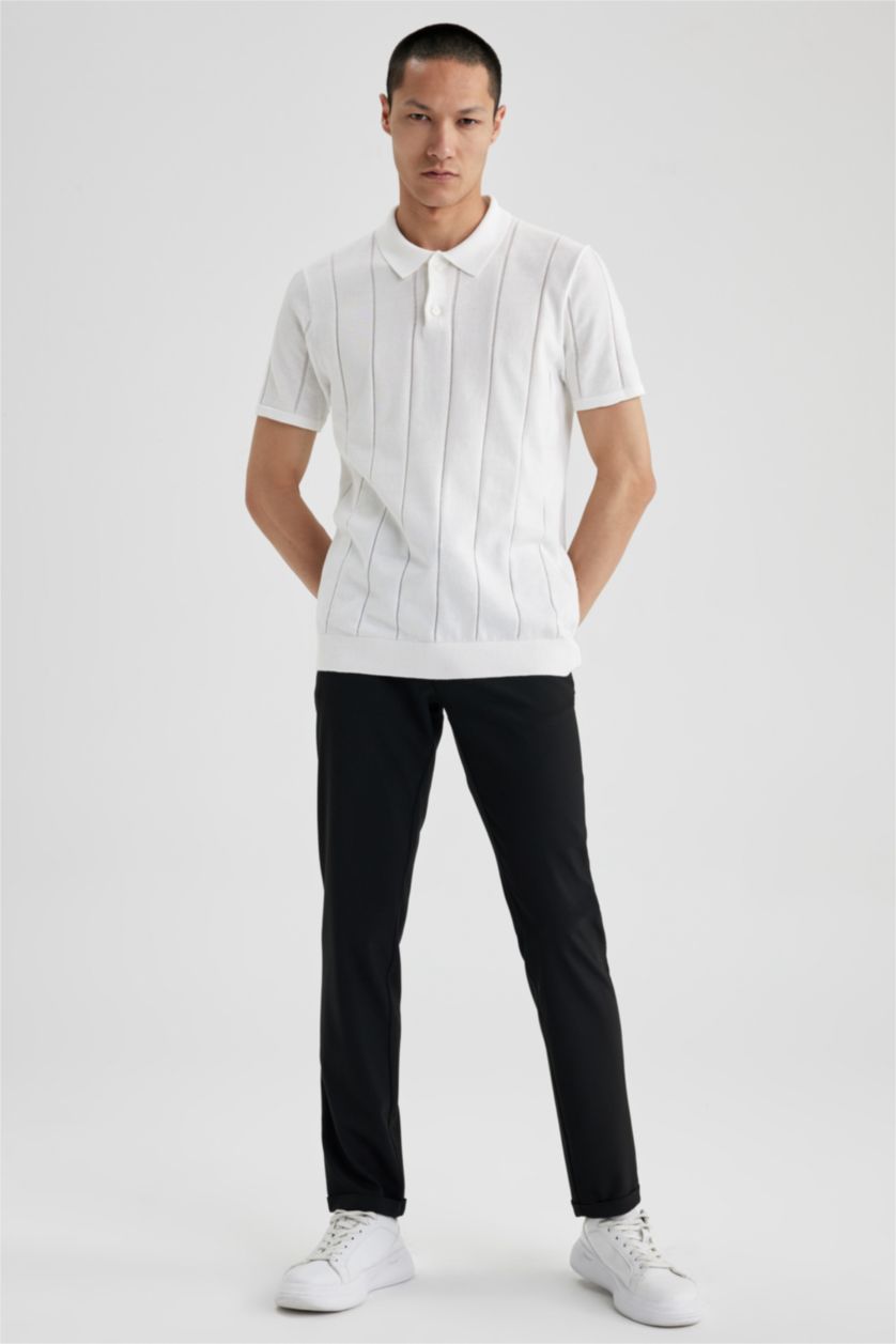 رجالي أسود بنطلون جوجر فيت