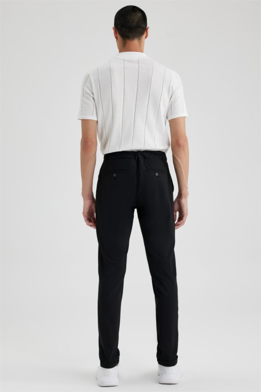 رجالي أسود بنطلون جوجر فيت