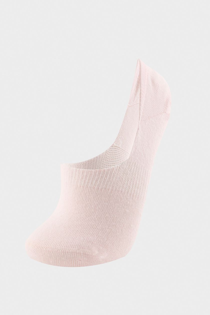 FEMME Rose Clair Lot de 3 Chaussettes courtes invisibles en coton pour femme