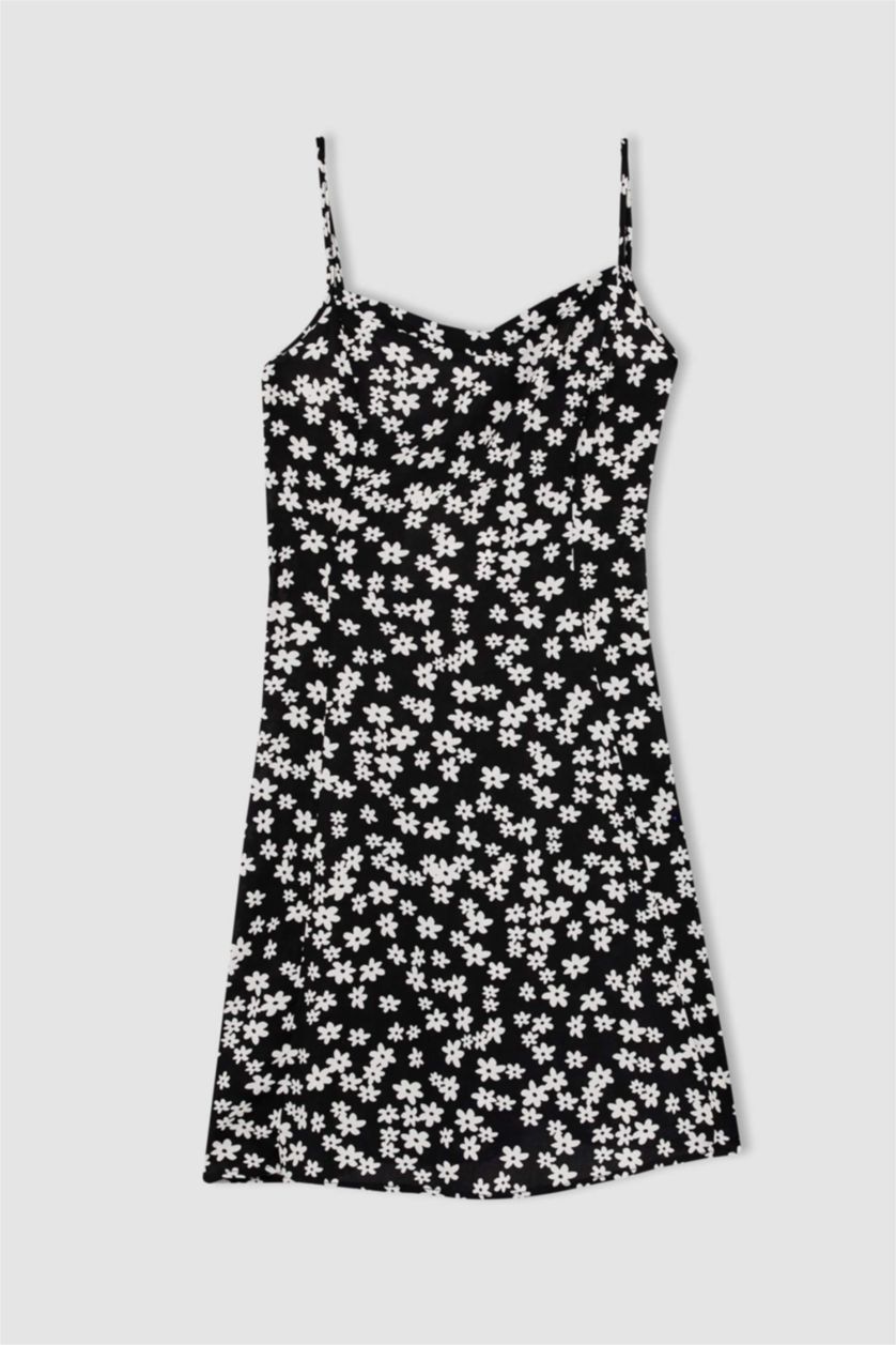 WOMAN Black Mini Dress