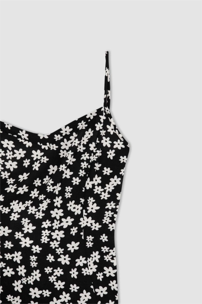 WOMAN Black Mini Dress