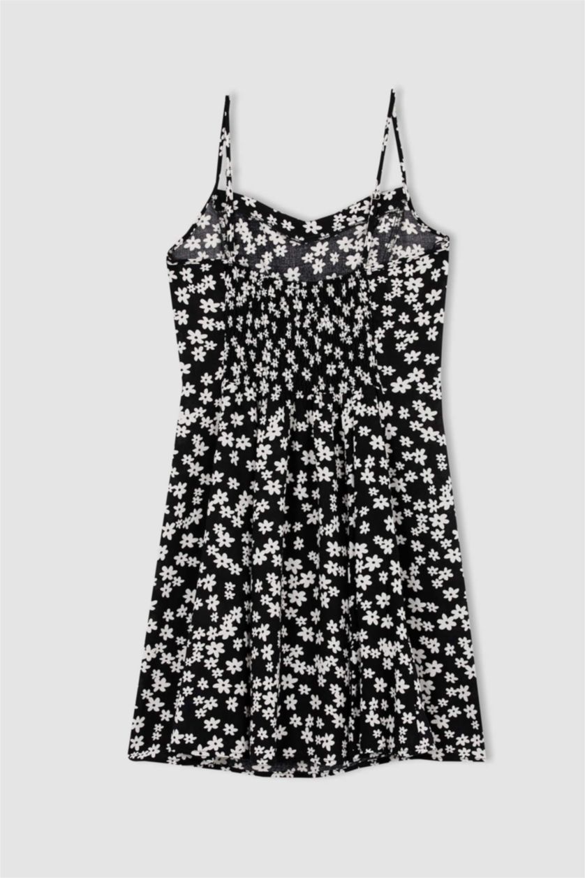 WOMAN Black Mini Dress