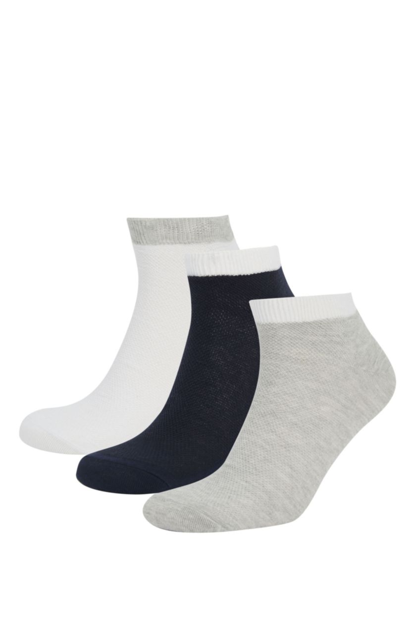 MAN MIXED 3 piece Cotton Short Socks