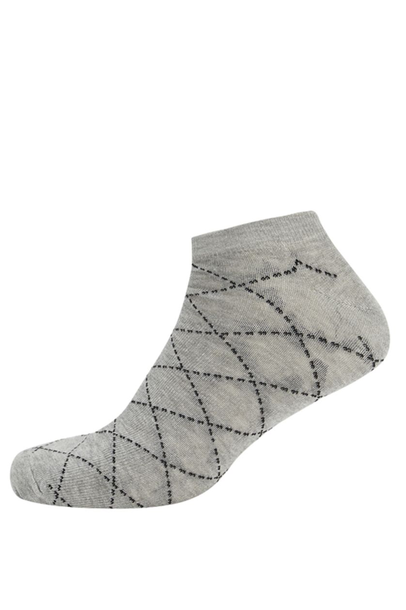 Erkek Karma Erkek Desenli 3'lü Patik Çorap