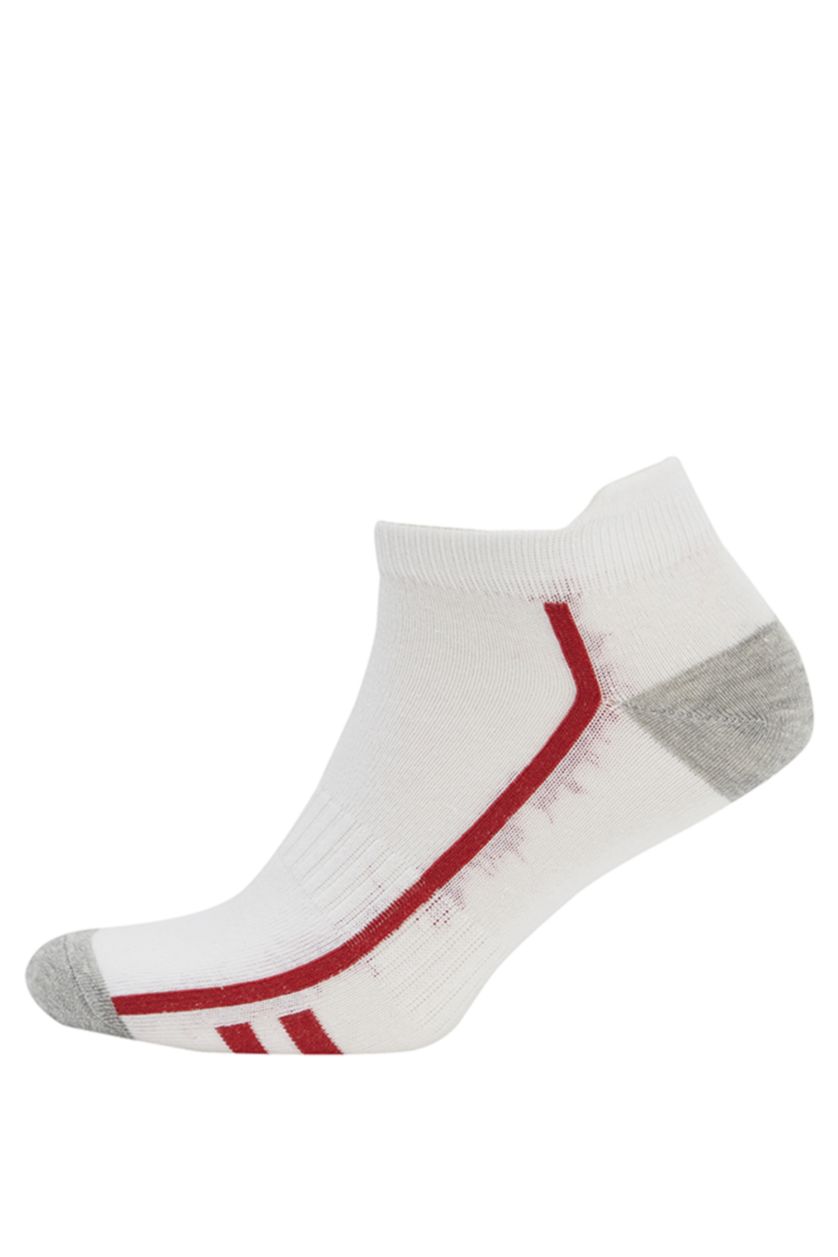 Мужчины Кремовый 3 piece Cotton Sports Socks