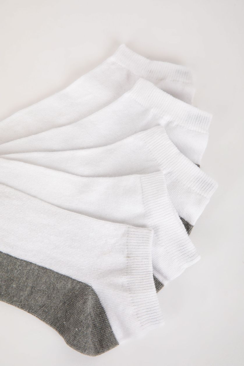 Мужская Разноцветный Короткие носки из хлопка для мужчин, 5 пар