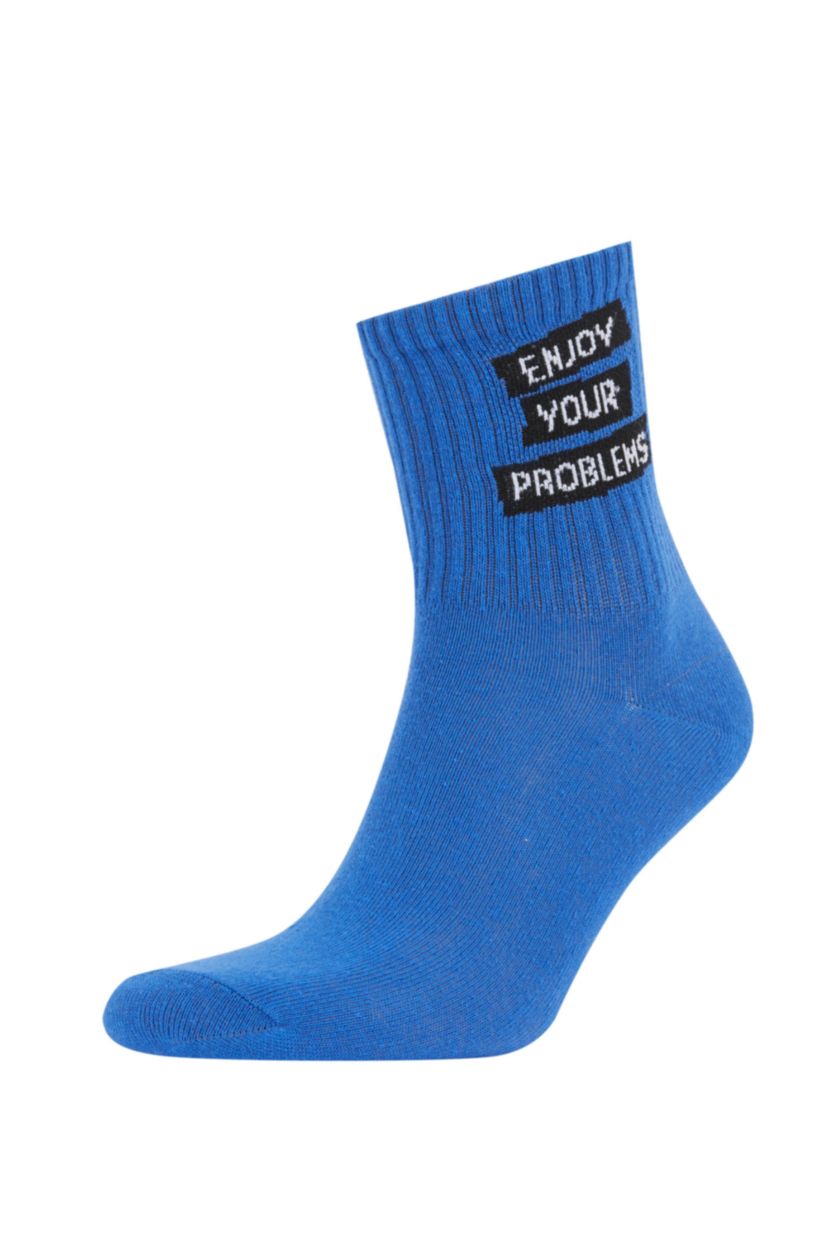 Erkek Karma Erkek DeFactoFit 3'lü Pamuklu Uzun Çorap