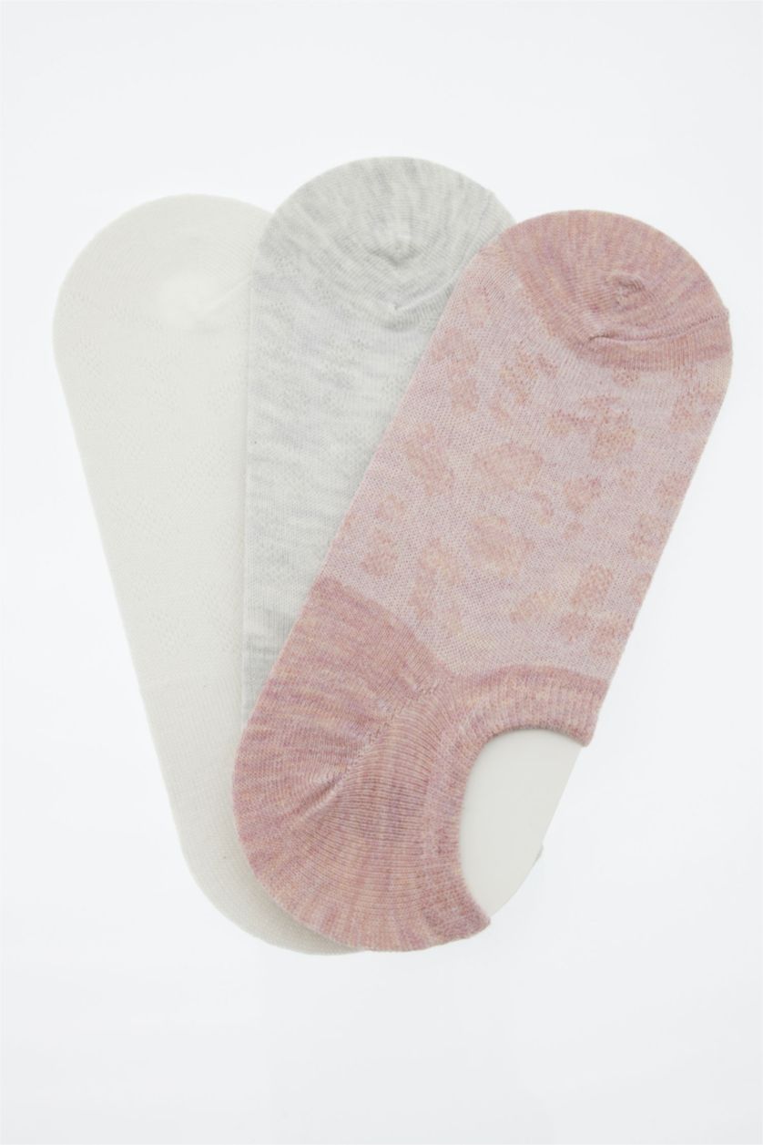 Әйелдерге Түрлі түсті Әйелдерге арналған қысқа мақта шұлық, 3 жұп