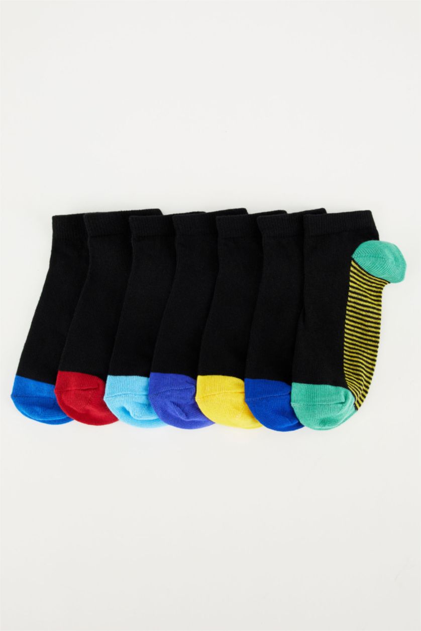 BOYS & TEENS MIXED Boy 7 Pack Booties Socks