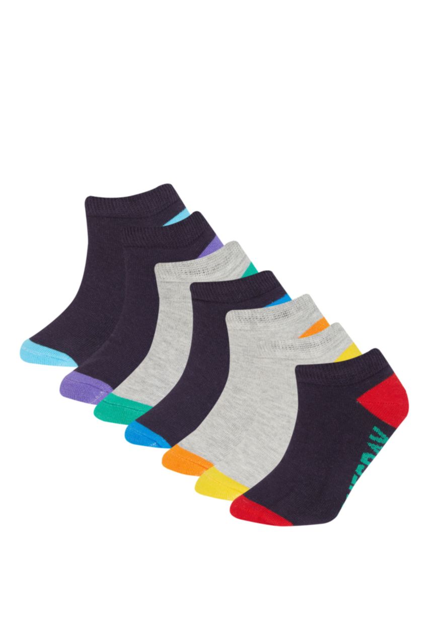 BOYS & TEENS Karma Boy 7 Pack Cotton Booties Socks