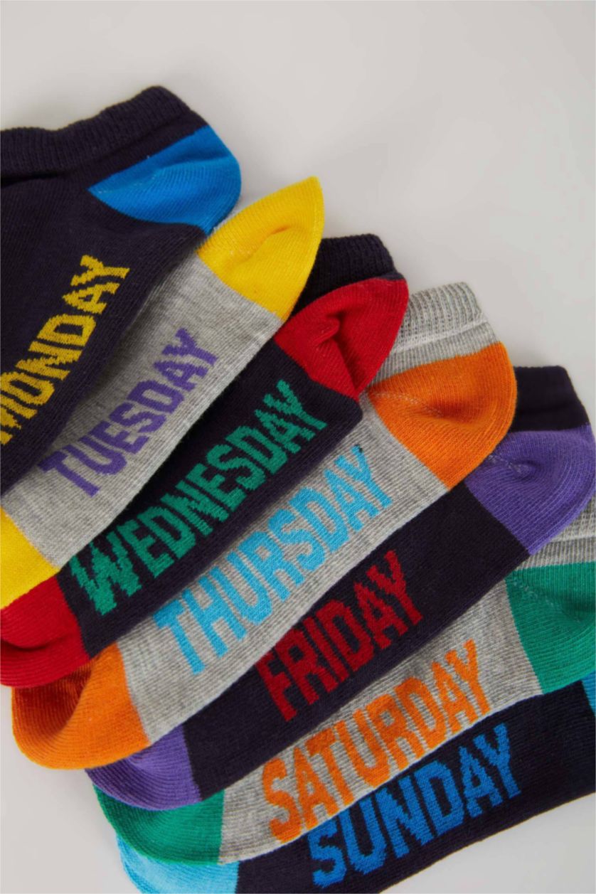 BOYS & TEENS Karma Boy 7 Pack Cotton Booties Socks