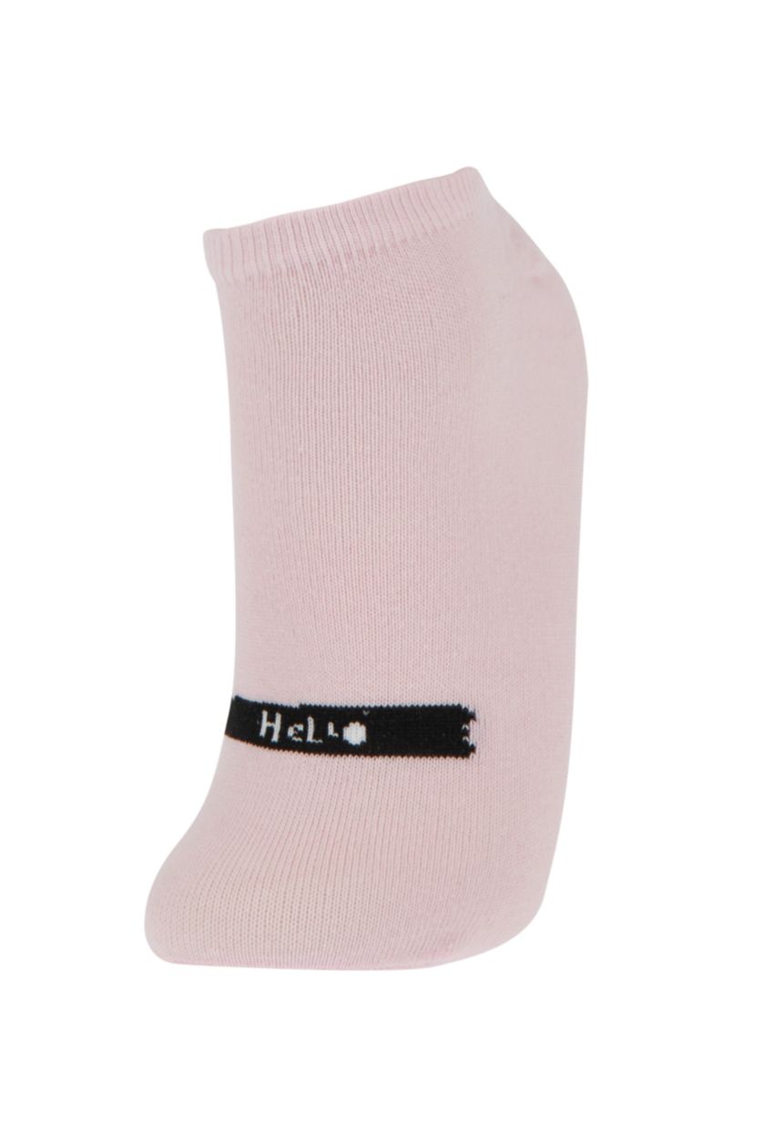 Kadın Karma Kadın 3'lü Pamuklu Patik Çorap