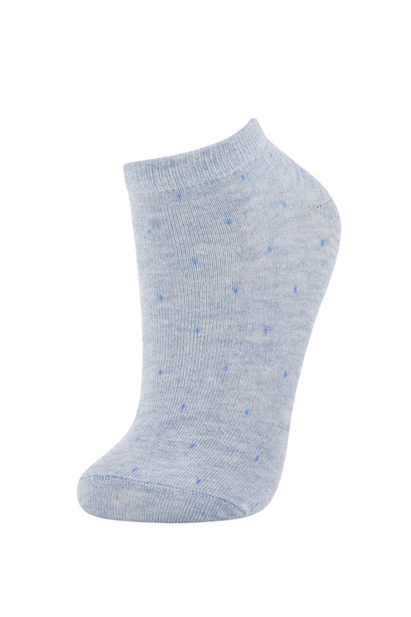 WOMAN MIXED 5 Piece Cotton Short Socks