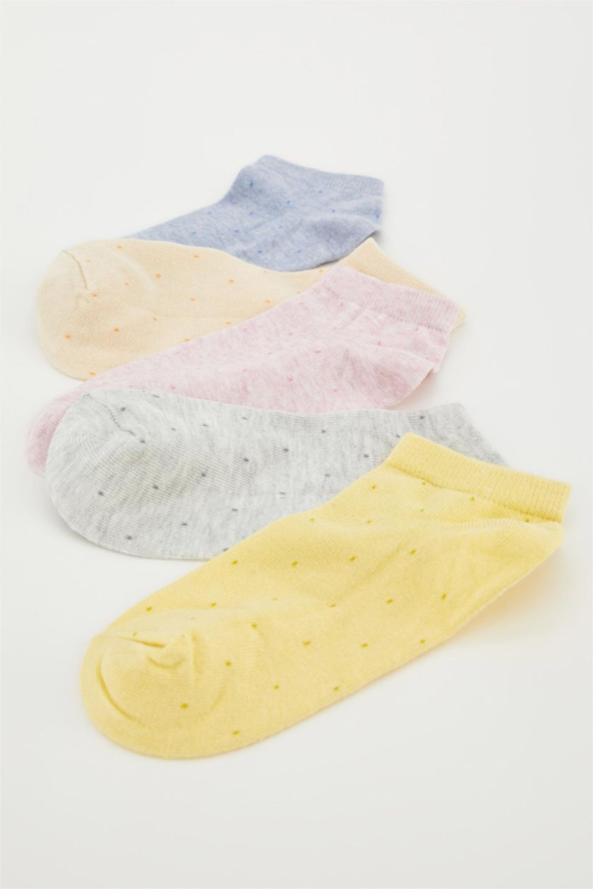WOMAN MIXED 5 Piece Cotton Short Socks