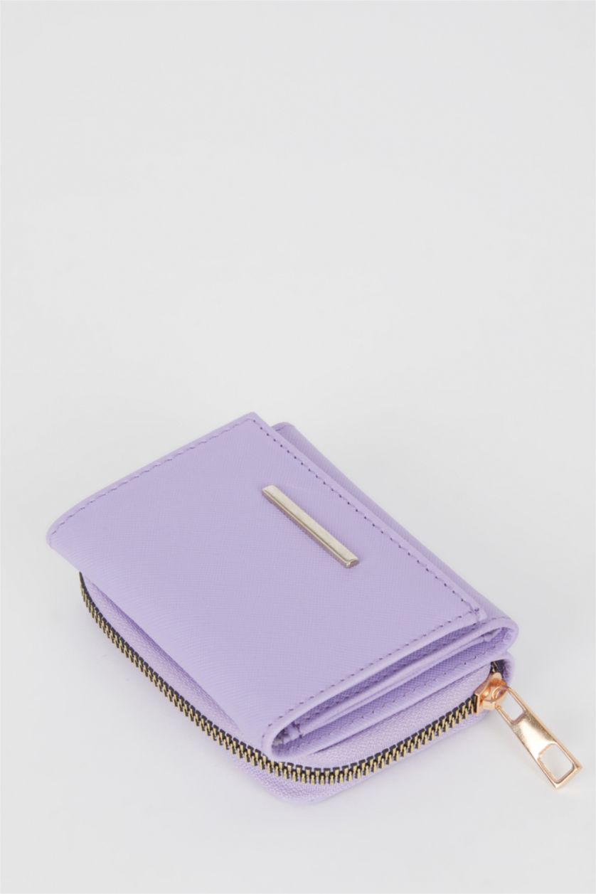 Kadın Lila Kadın Suni Deri Cüzdan