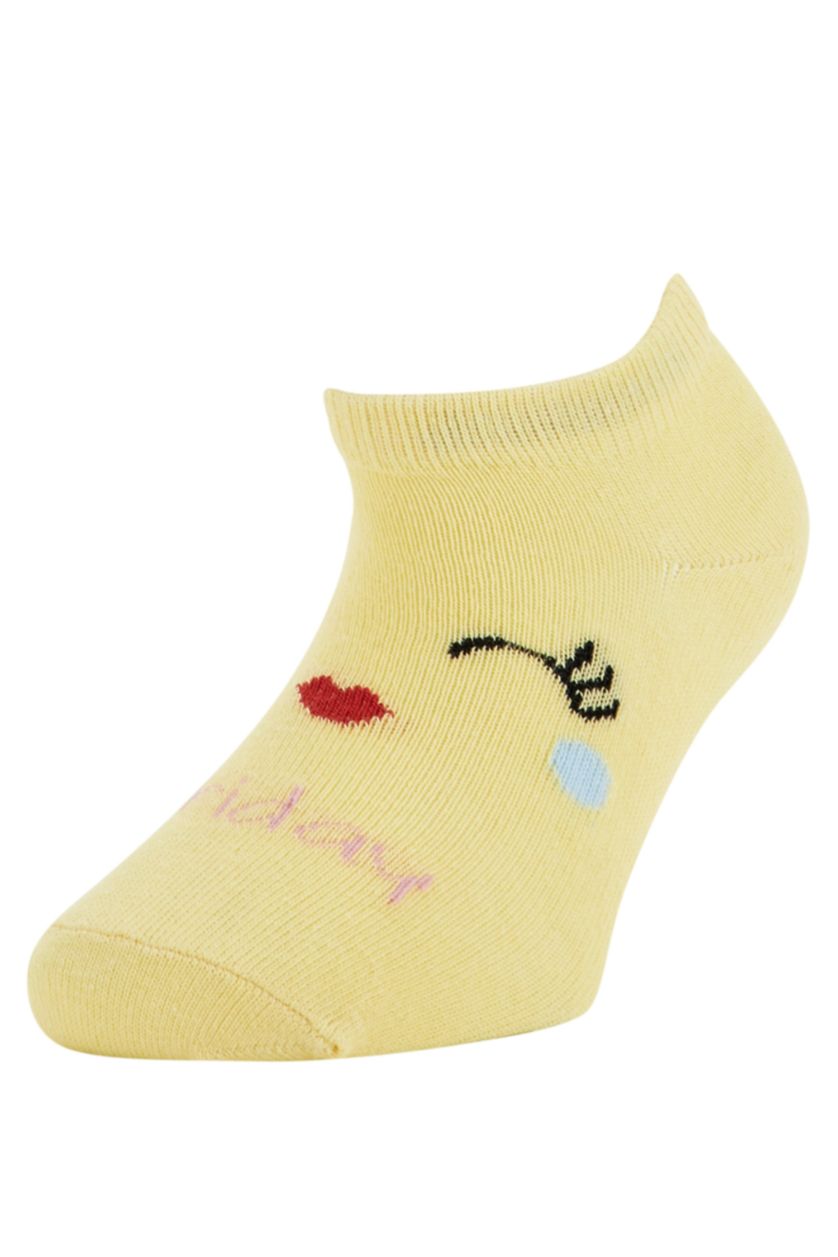 Kız Çocuk - Genç Kız Karma Kız Çocuk 7'li Pamuklu Patik Çorap