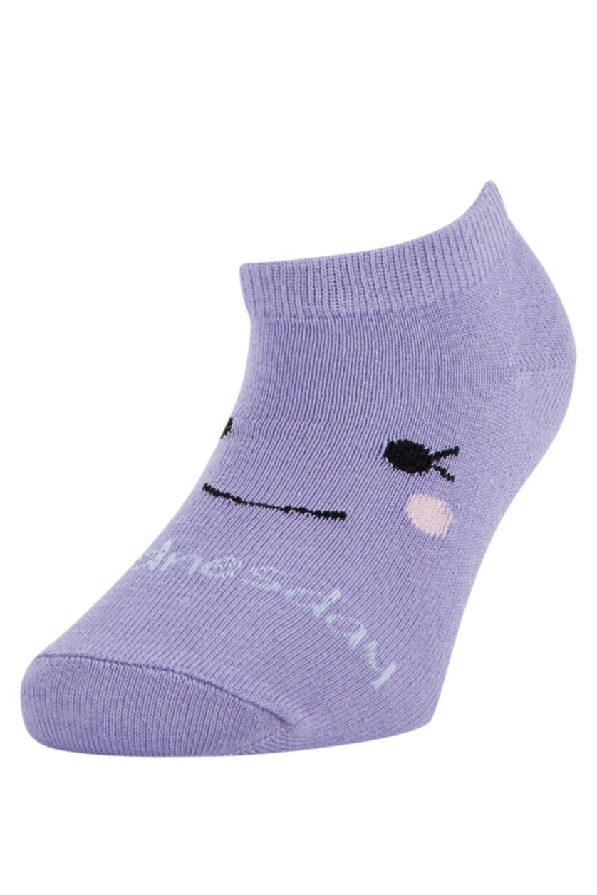 Kız Çocuk - Genç Kız Karma Kız Çocuk 7'li Pamuklu Patik Çorap