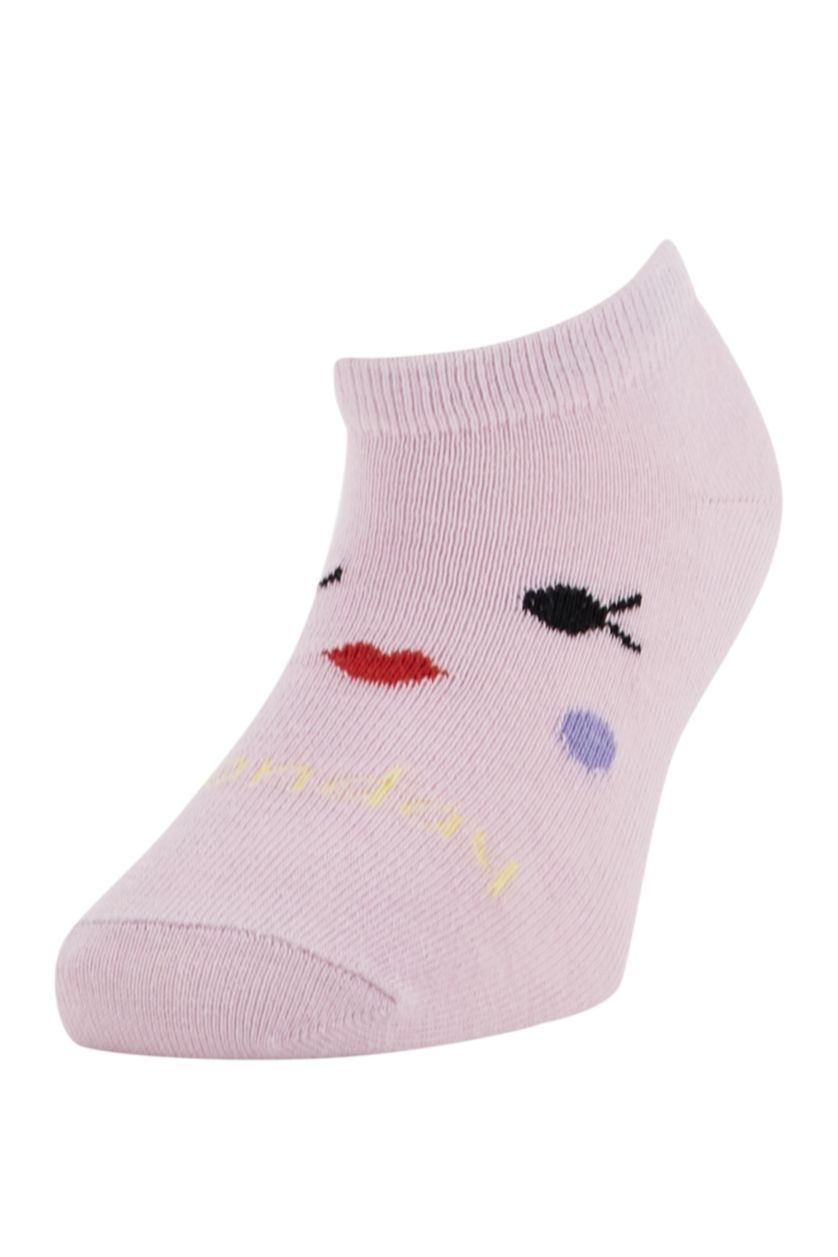 Kız Çocuk - Genç Kız Karma Kız Çocuk 7'li Pamuklu Patik Çorap