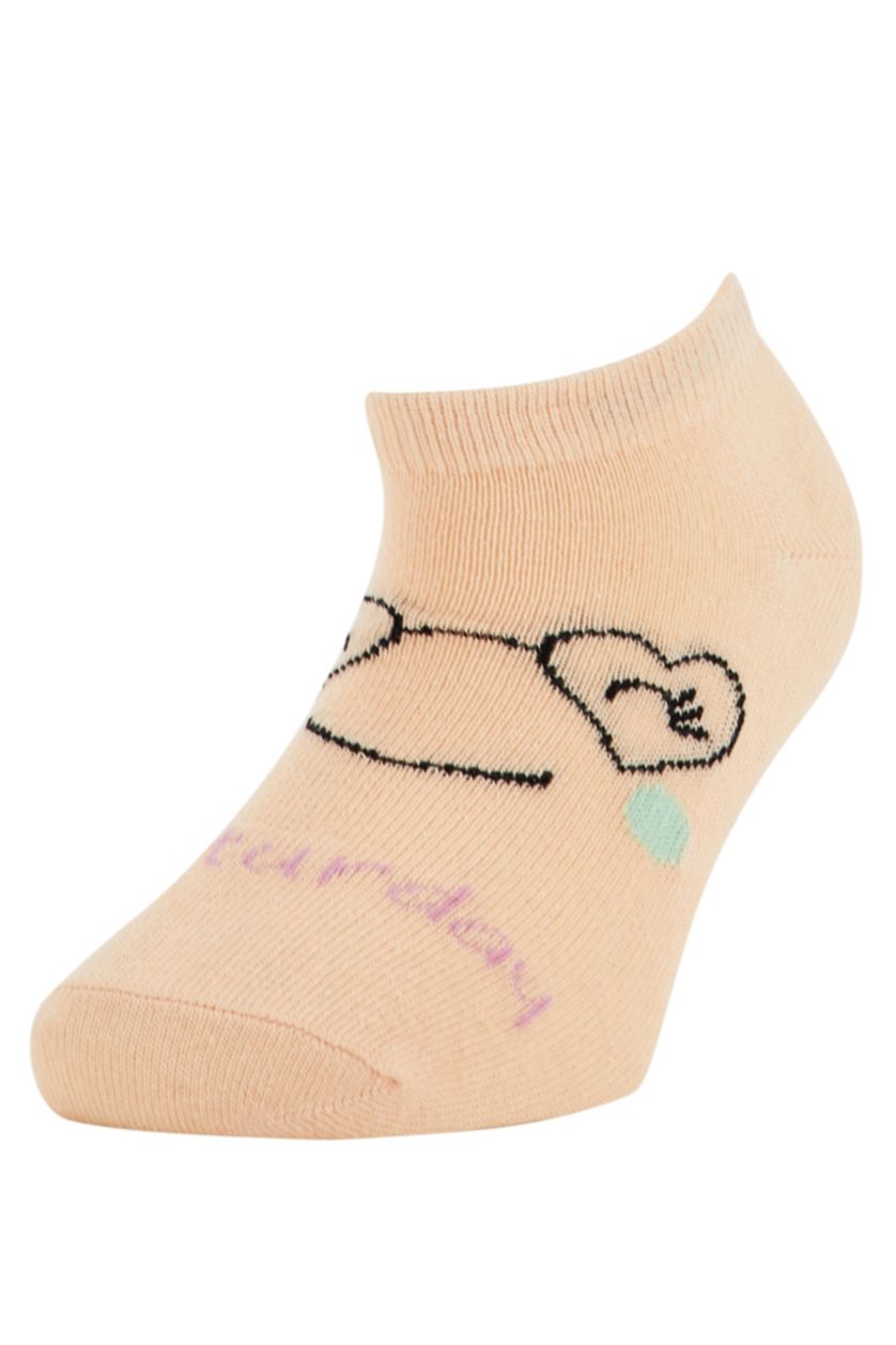 Kız Çocuk - Genç Kız Karma Kız Çocuk 7'li Pamuklu Patik Çorap