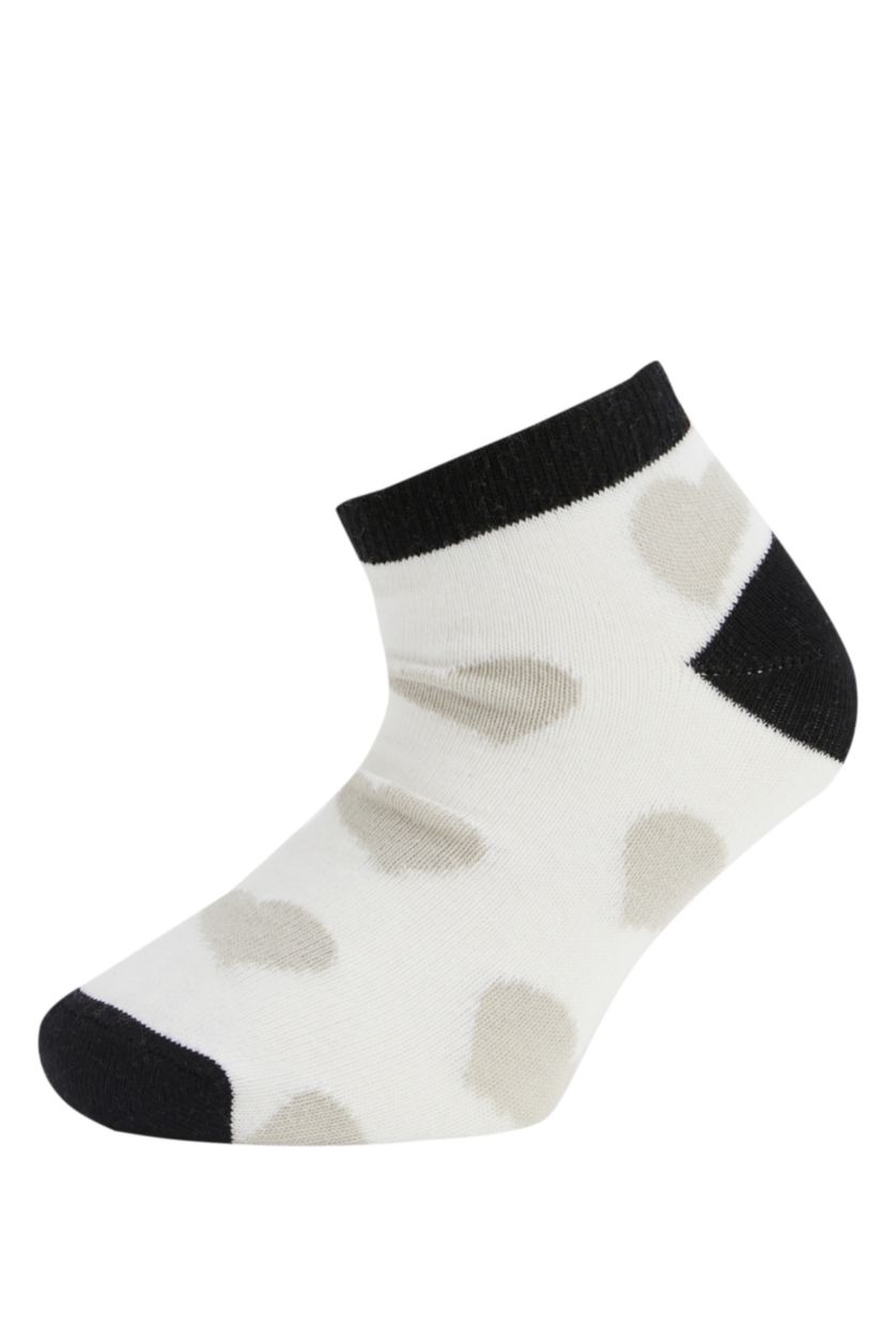 GIRLS & TEENS Grey Melange Girls' Cotton 7-Pack Short Socks