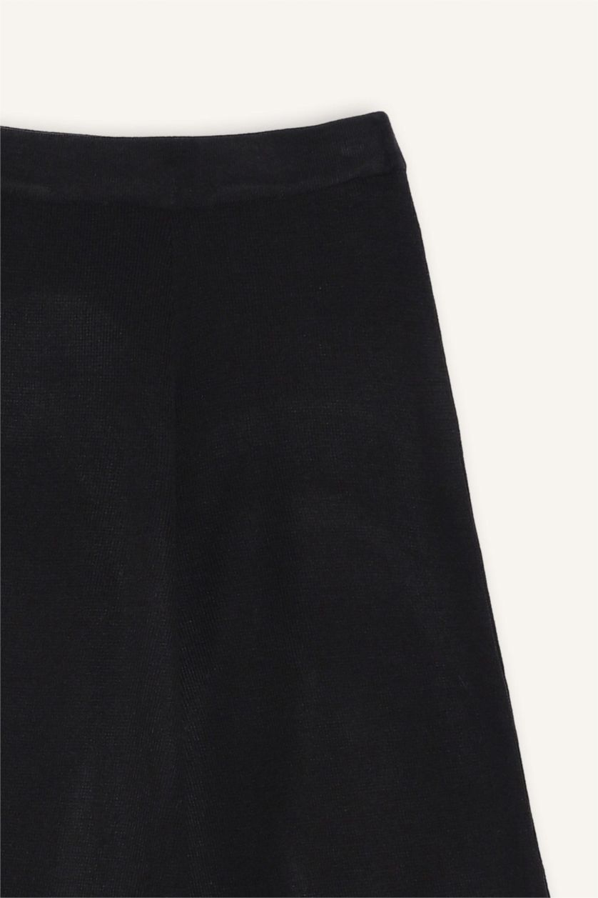 Женщины Черный Трикотажные брюки Flare Fit