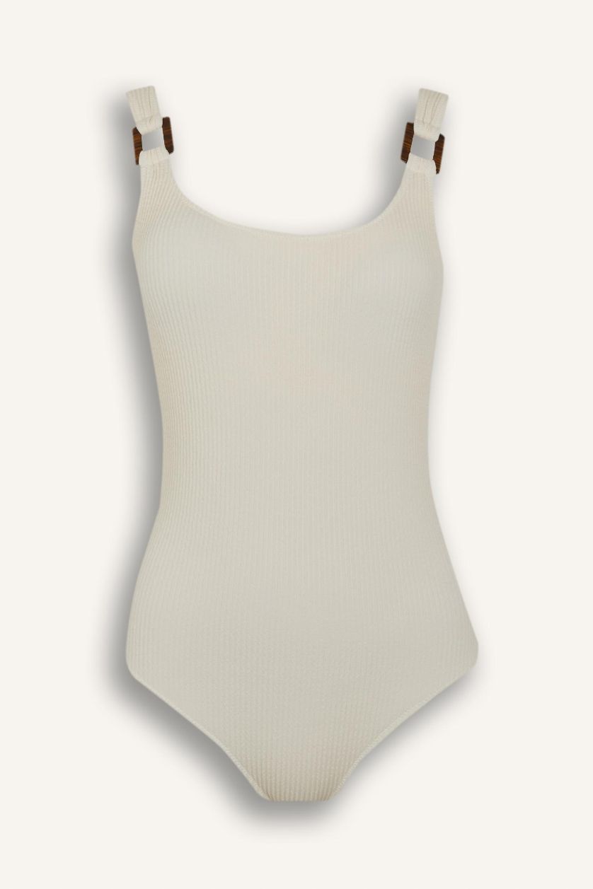 FEMME Écru Maillot de bain Coupe régulière de Fall in Love