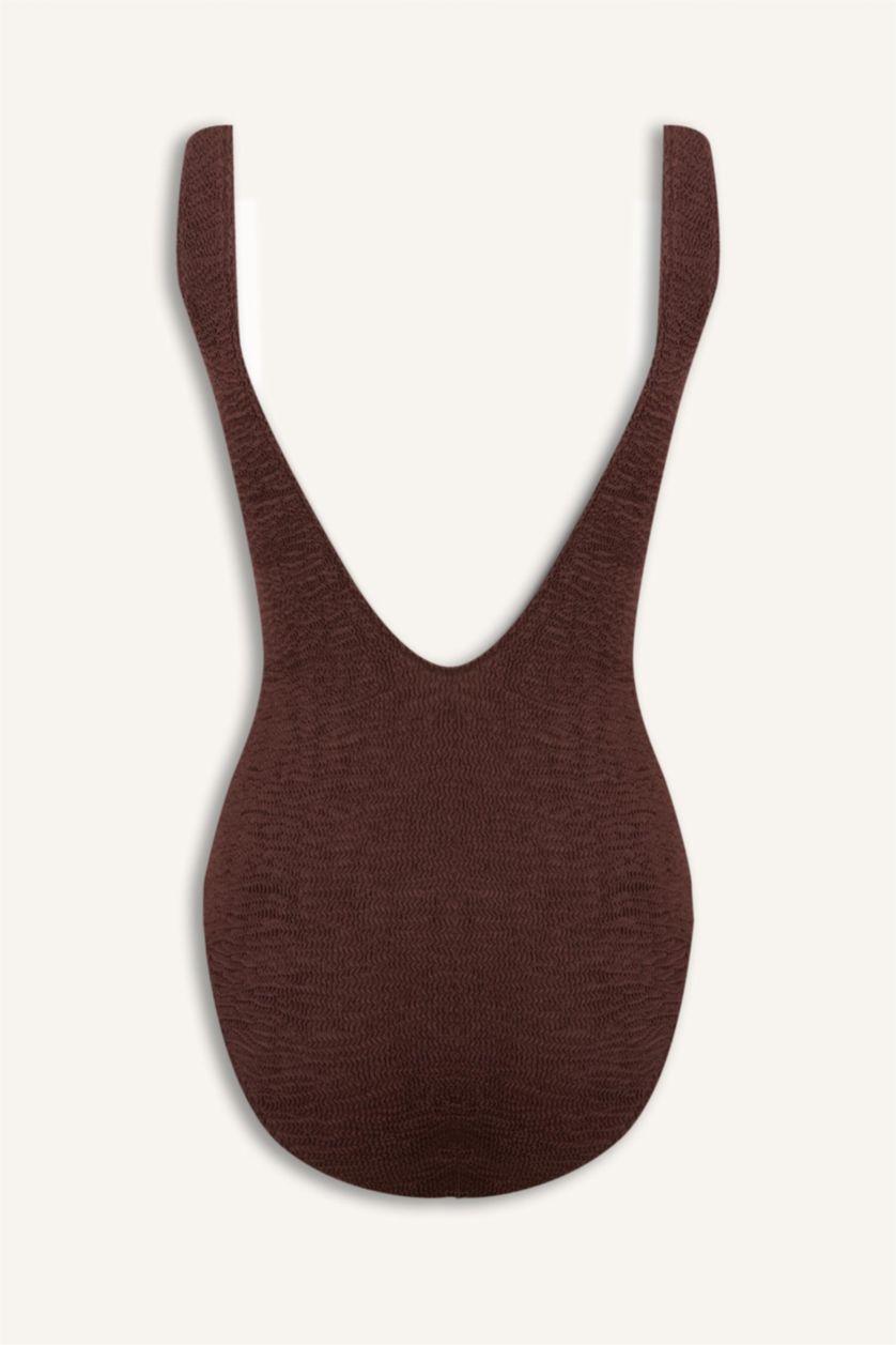 Women Brown Swimsuit