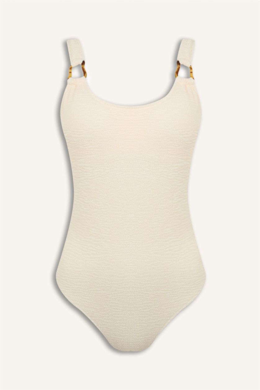 Women Ecru Swimsuit