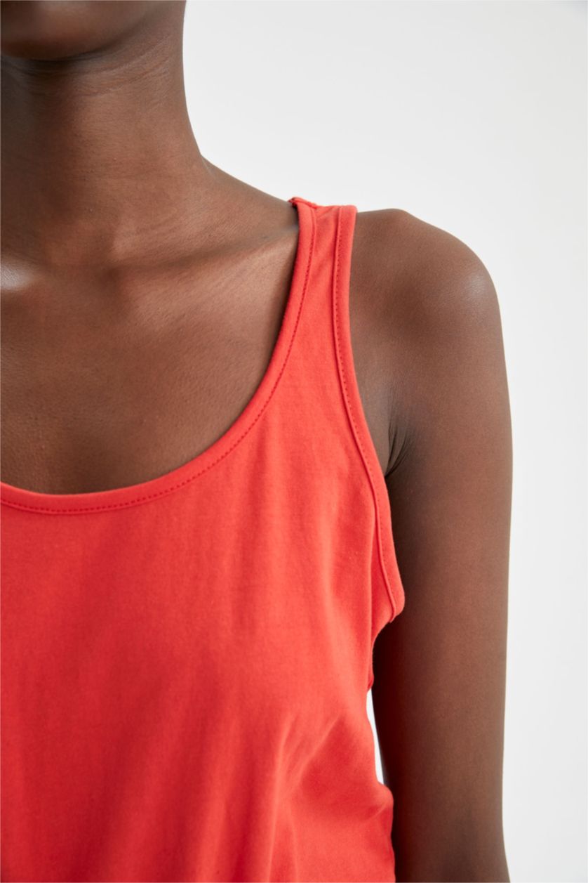 WOMAN Red Relax Fit Strappy Ruched Mini Dress