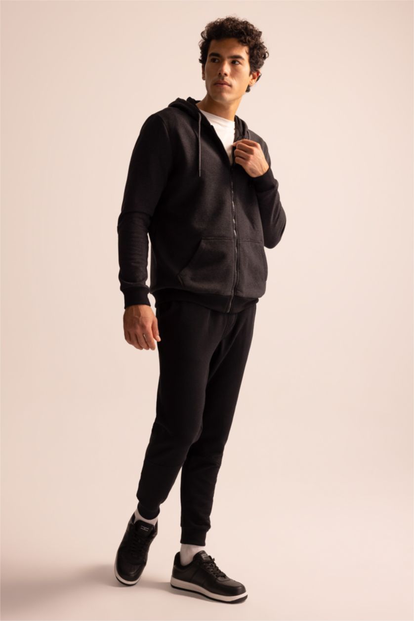 MAN Black Slim Fit Trousers