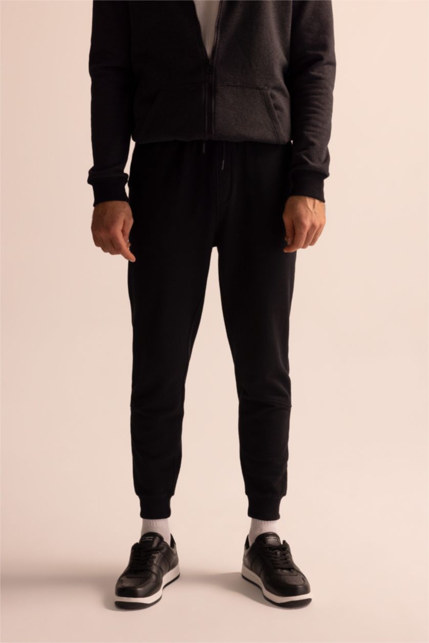MAN Black Slim Fit Trousers