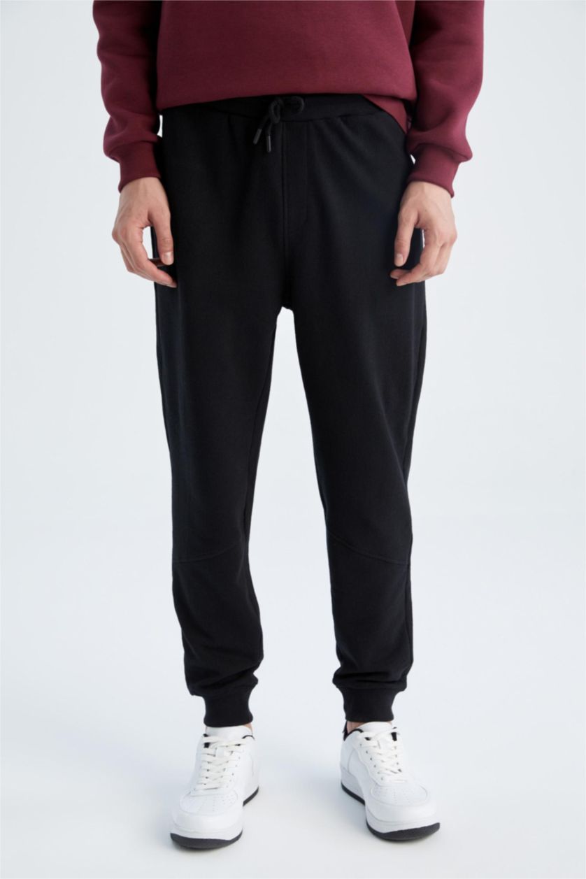 MAN Black Slim Fit Trousers