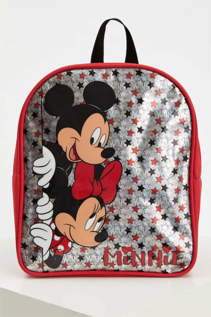 GIRLS & TEENS Red Girl's Mickey Mouse Licensed Backpack