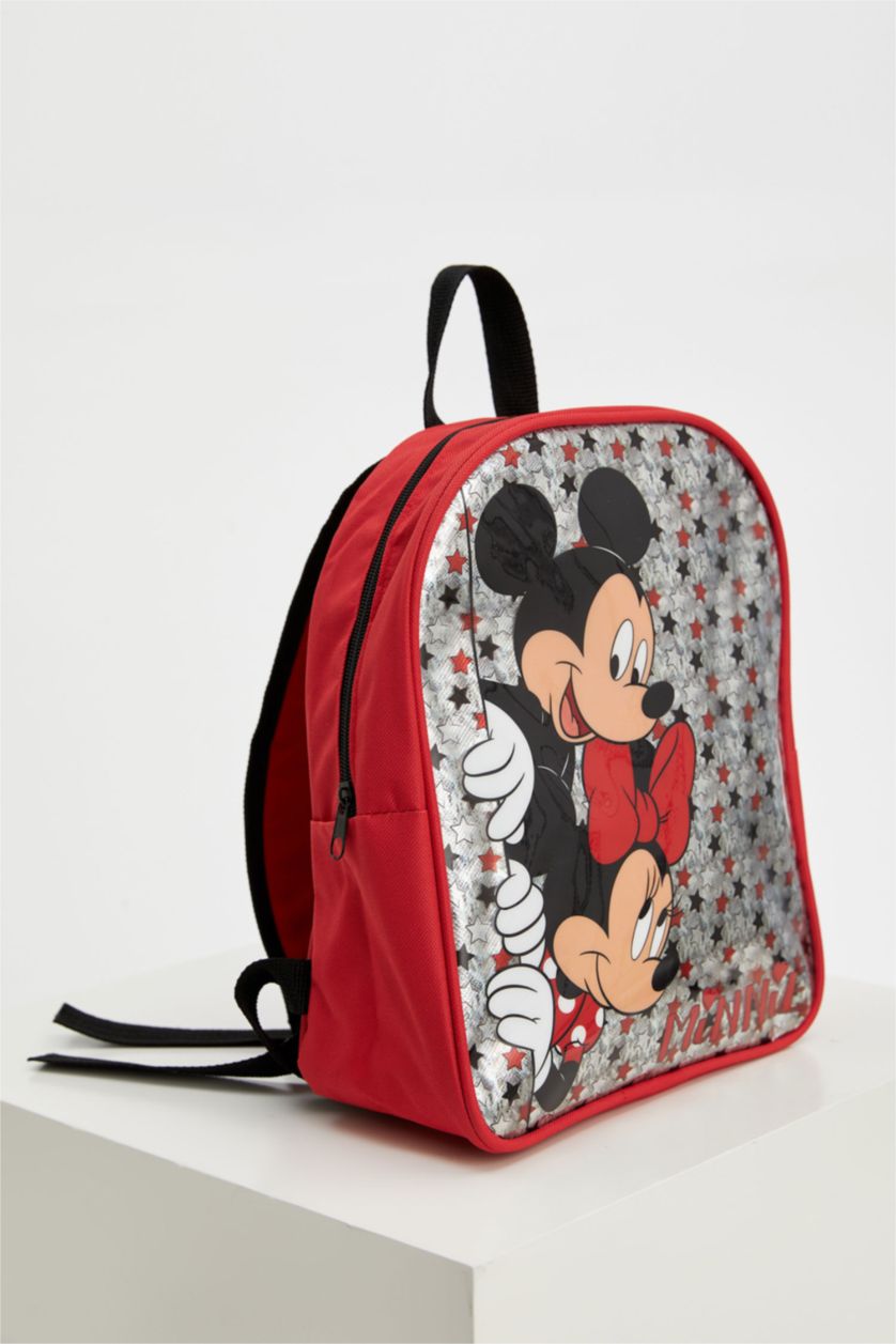 GIRLS & TEENS Red Girl's Mickey Mouse Licensed Backpack