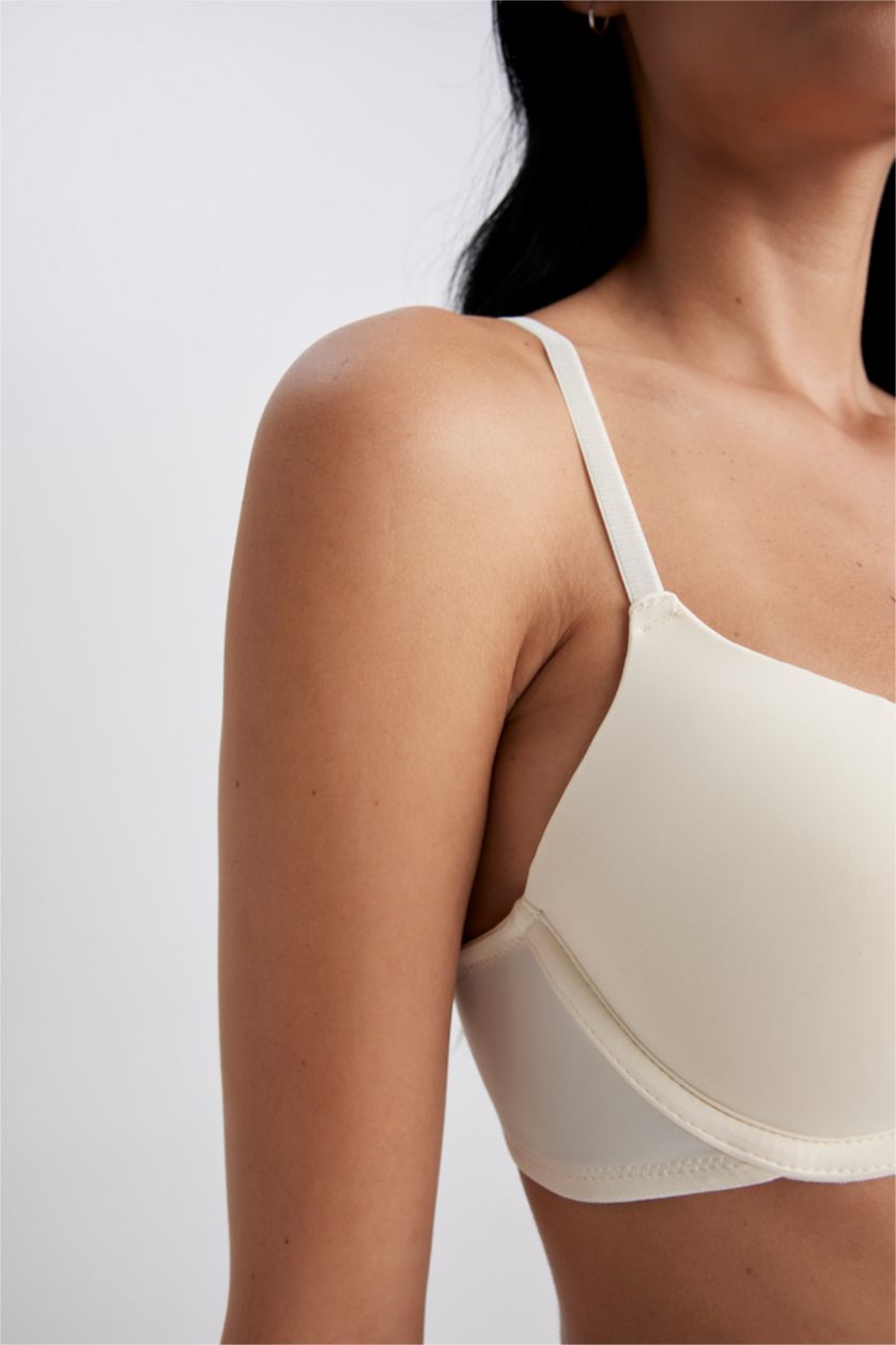 حريمي اوف وايت حمالة صدر برا تي شيرت بدون حشو من Fall In Love