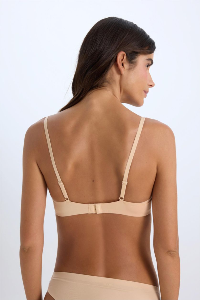 WOMAN Beige Fall in Love Padded T-Shirt Bra