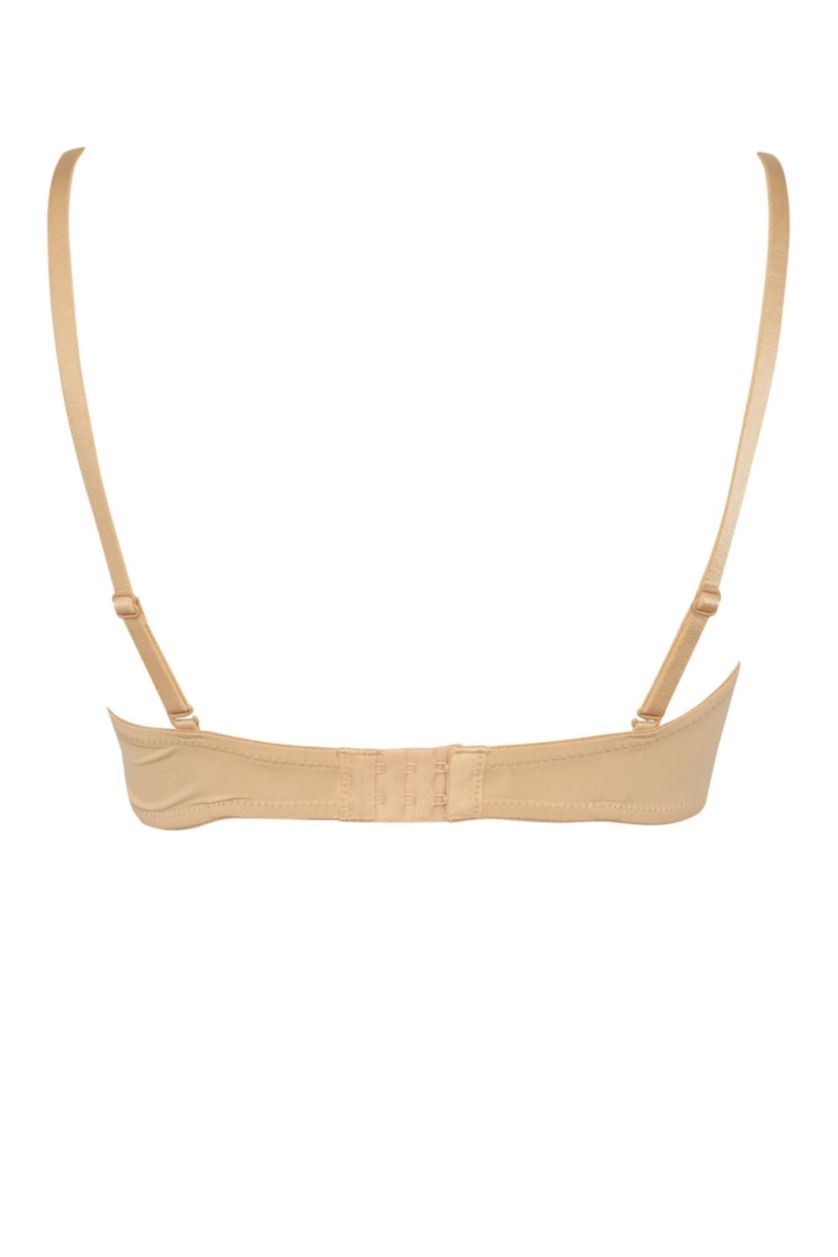 WOMAN Beige Fall in Love Empty Cup Unpadded Strapless Micro Bra