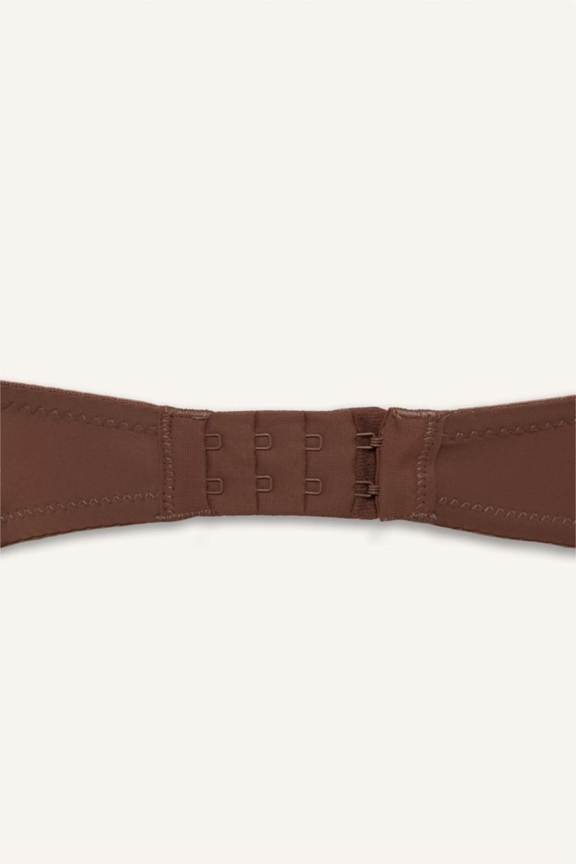 Woman Light Brown Fall in Love With Pad Bra