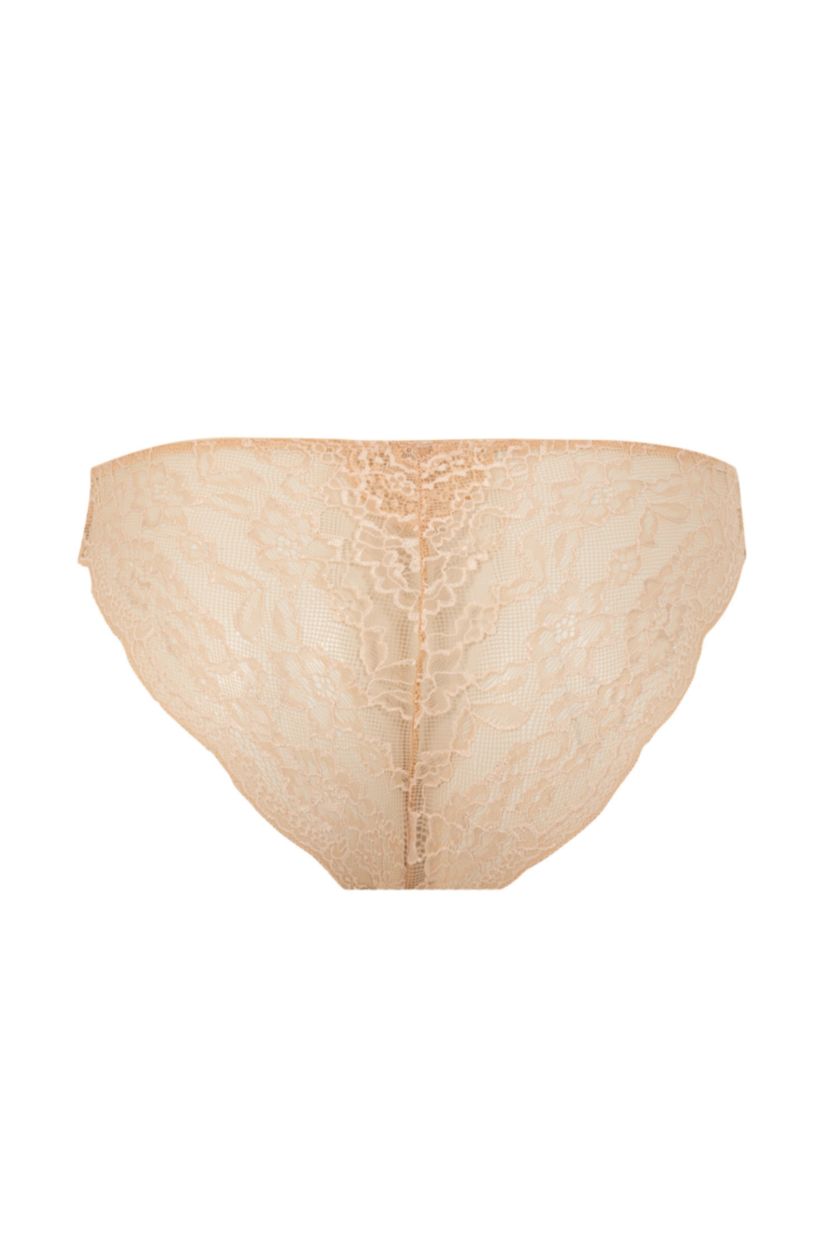 WOMAN Beige Fall in Love Slip Panties