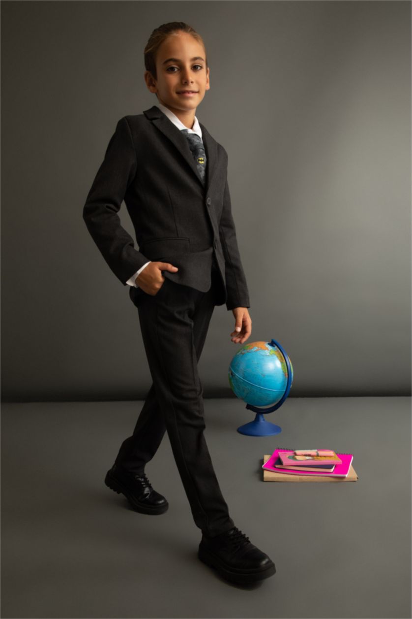 Erkek Çocuk - Genç Erkek Koyu Antrasit Erkek Çocuk Antrasit Okul Pantolonu