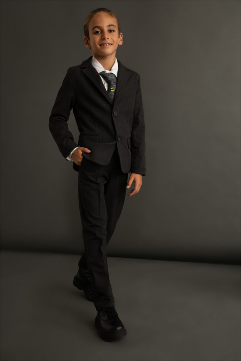 Erkek Çocuk - Genç Erkek Koyu Antrasit Erkek Çocuk Antrasit Okul Pantolonu