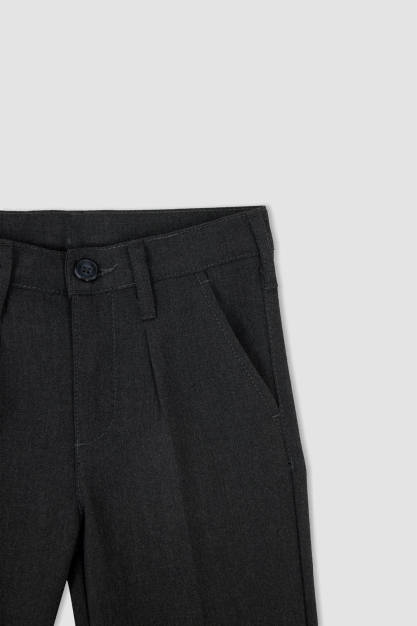 Erkek Çocuk - Genç Erkek Koyu Antrasit Erkek Çocuk Antrasit Okul Pantolonu