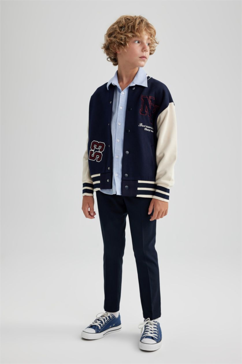 Young Boys - Teen Boys NAVY Regular Fit Trousers