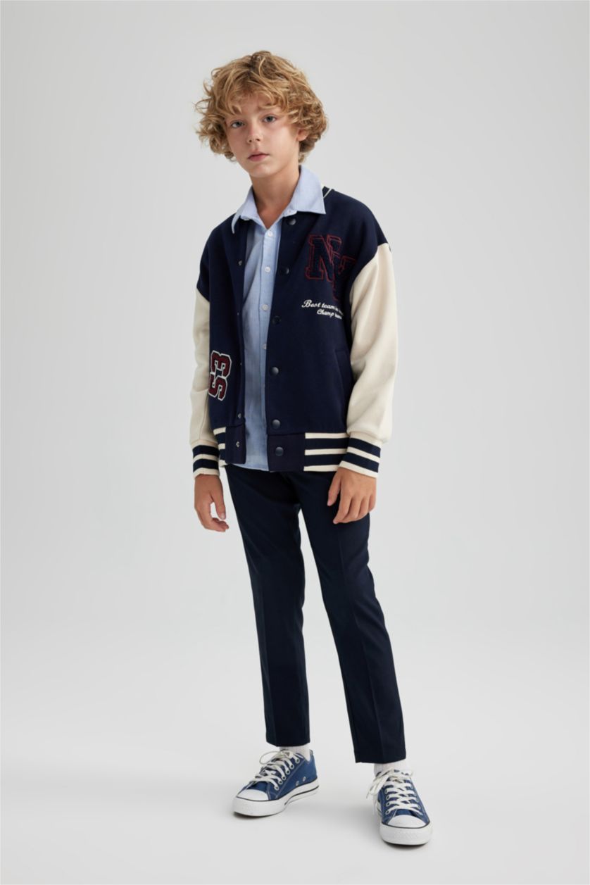 Young Boys - Teen Boys NAVY Regular Fit Trousers