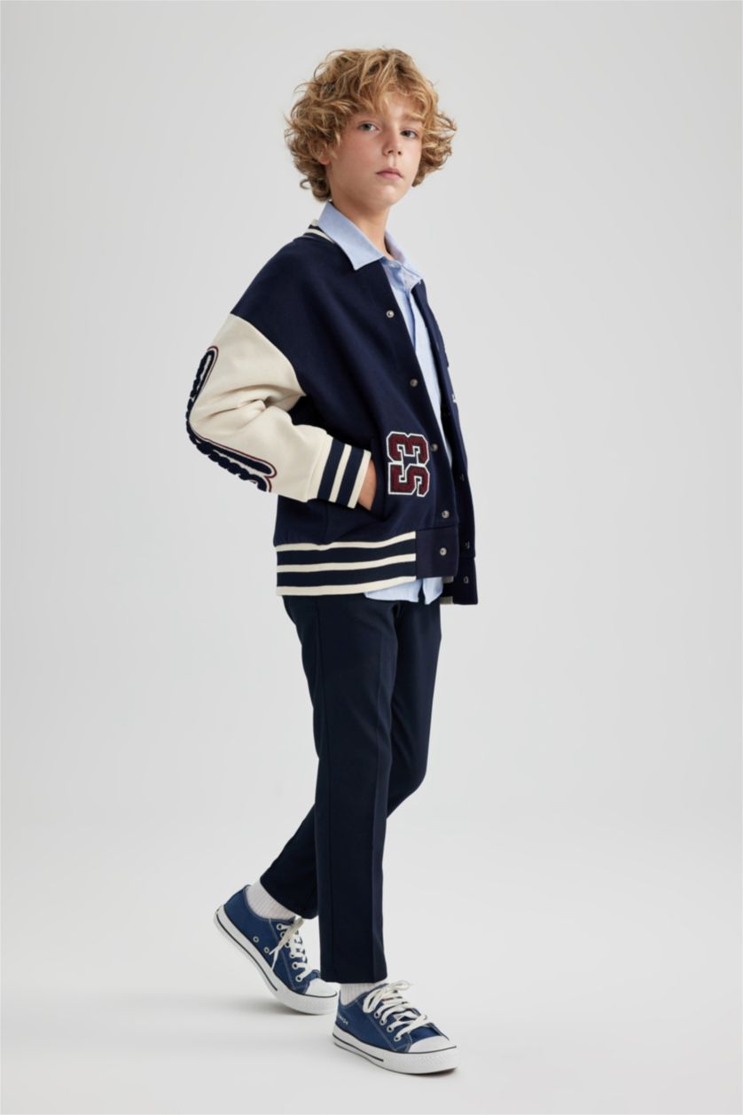 Young Boys - Teen Boys NAVY Regular Fit Trousers
