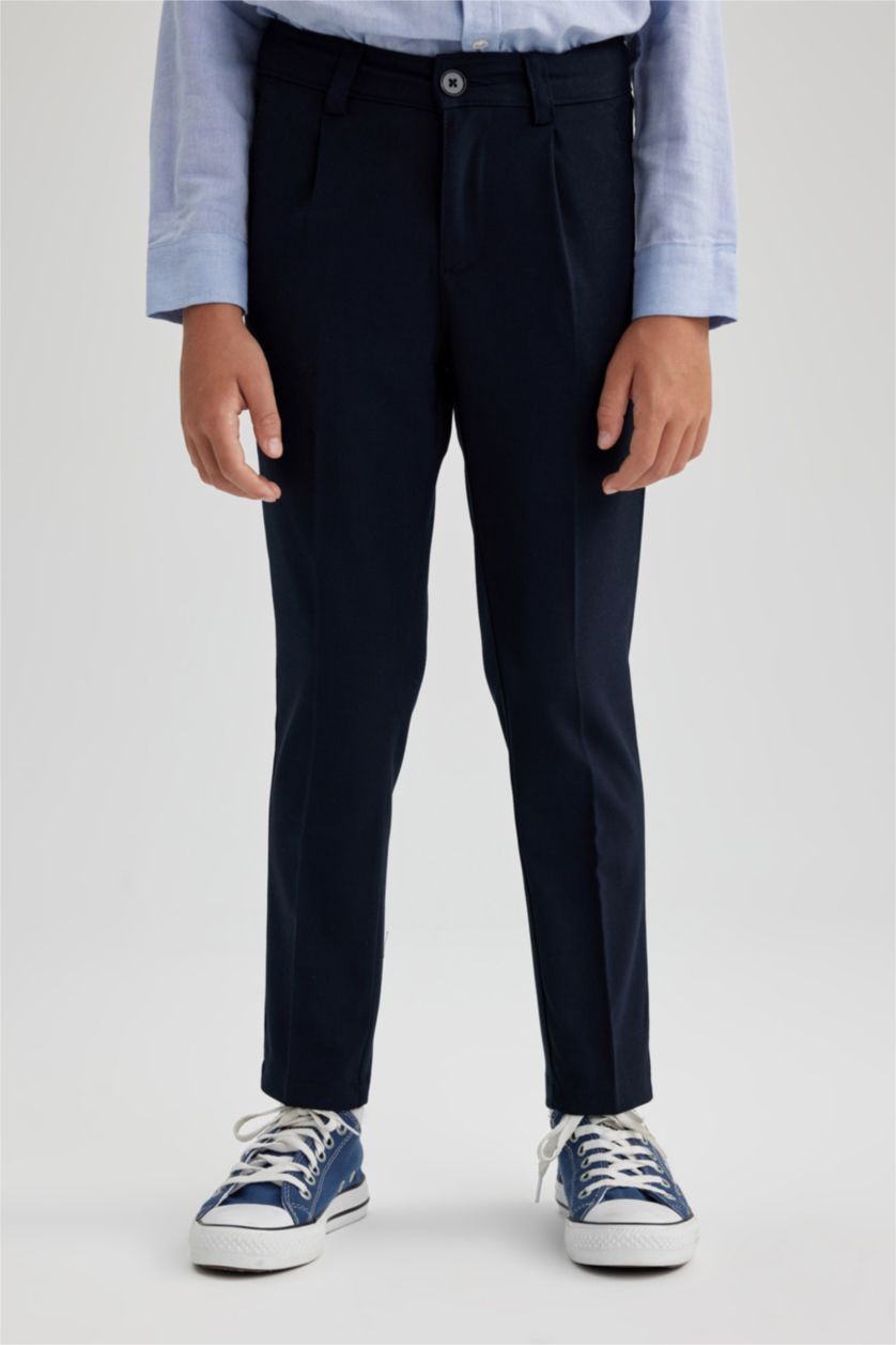Young Boys - Teen Boys NAVY Regular Fit Trousers