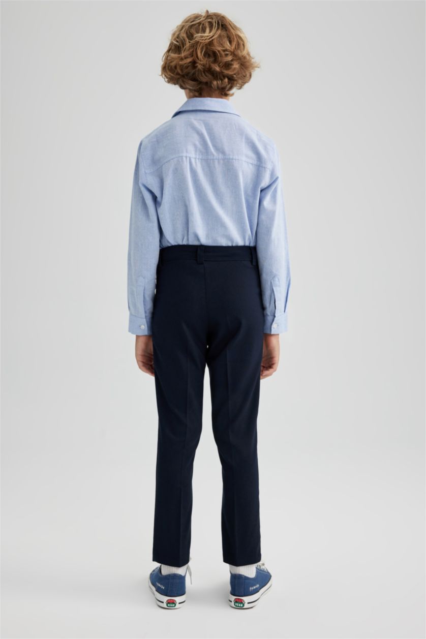 Young Boys - Teen Boys NAVY Regular Fit Trousers