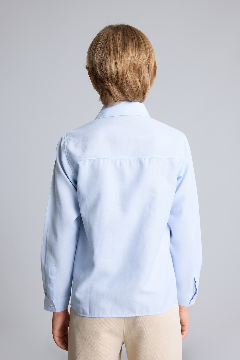 BOYS & TEENS Light Blue Regular Fit Long Sleeve Shirt