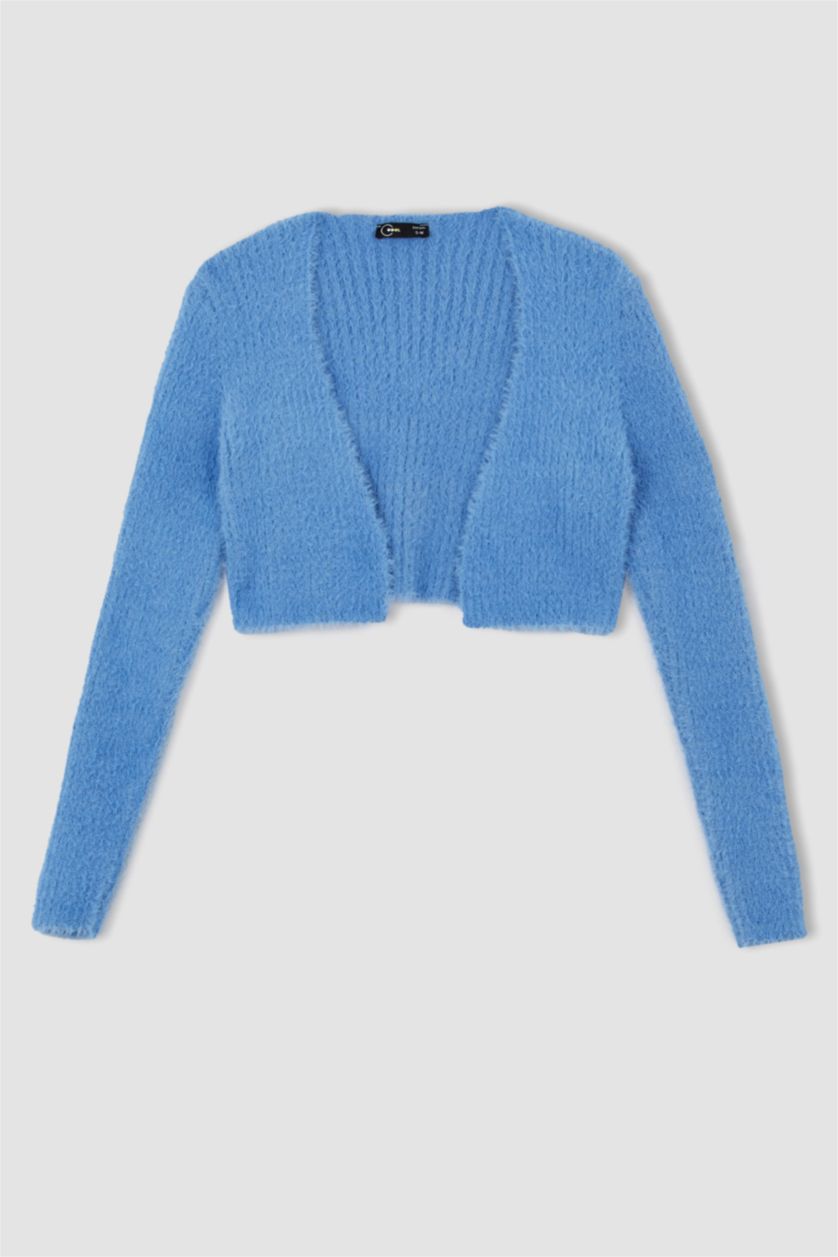 FEMME Bleu Cardigan Tricot